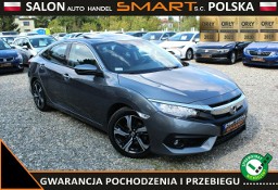 Honda Civic X Automat/ Skóry / Szyberdach/ Salon Pl/ Serwis/ 1 Re. 2018R