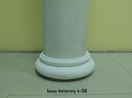 baza kolumny pokrywana k-58 średnice 21, 26, 31, 36 cm