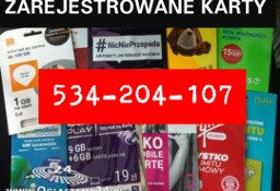 Polskie Zarejestrowane karty SIM Prepaid Anonim 
