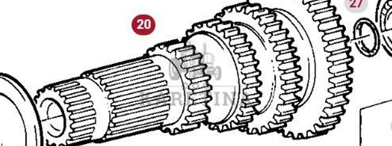 Fendt Favorit 514 Wał Skrzyni Biegów CZĘŚCI G514100080050-1