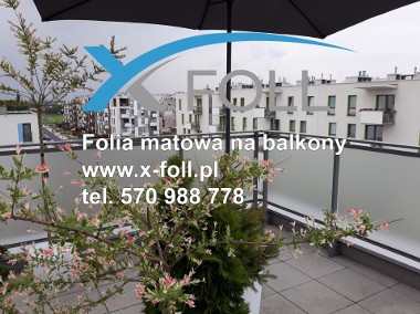 Folia matowa na balkony-1