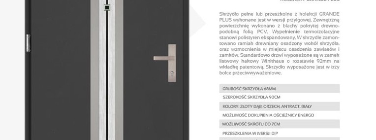 Drzwi wejściowe stalowe SETTO model SERGIO PLUS DIP-1