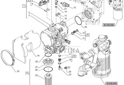 New Holland T6090 T6070 Regen pompa hydraul 56 cc 84353098R