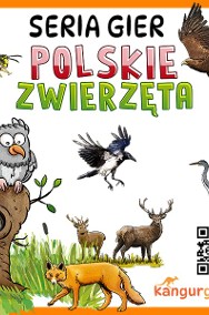 POLSKIE ZWIERZĘTA duża EKO GRA planszowa dla dzieci A1 A0-2