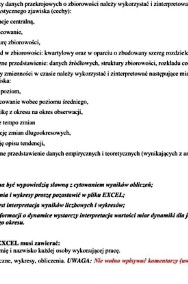 "Statystyka - zaliczenie z laboratorium komputerowego" - Projekt Studia. -2