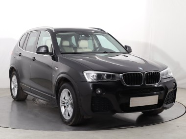 BMW X3 II (F25) , Salon Polska, Serwis ASO, 190 KM, Automat, Skóra, Navi,-1