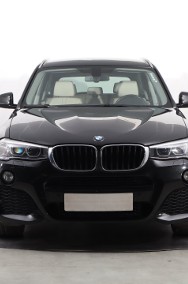 BMW X3 II (F25) , Salon Polska, Serwis ASO, 190 KM, Automat, Skóra, Navi,-2