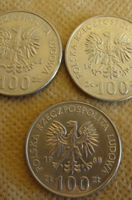 moneta  100 zł  1988 r   70  R. POWSTANIA WIELKOPOLSKIEGO-2