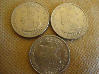 moneta  100 zł  1988 r   70  R. POWSTANIA WIELKOPOLSKIEGO-1