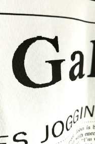 Bluzka top biały Gazette John Galliano S 2000 y2k koszulka nadruk gazeta-2