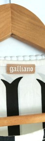 Bluzka top biały Gazette John Galliano S 2000 y2k koszulka nadruk gazeta-3