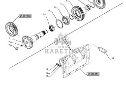 New Holland T6070 Koło zębate 40t 87528476