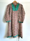 Tunika indyjska sukienka XXL 44 bawełna vintage retro hippie wzór orient