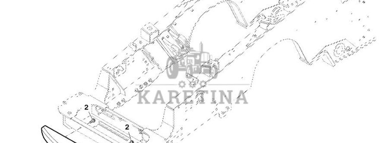 John Deere 9470RX - Zderzak R296504 (Gąsienice i obciąźniki)-1