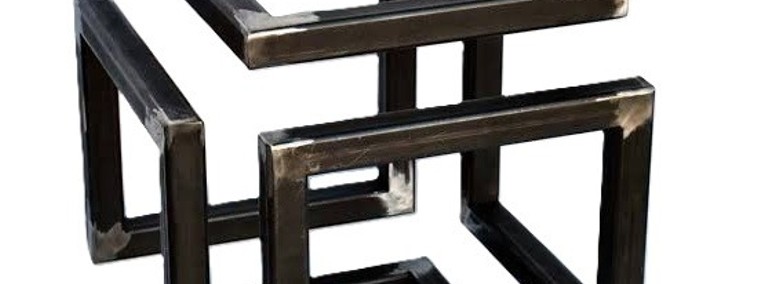Nogi do stołu stelaż zestaw loft industrial metalowy 60x60-1