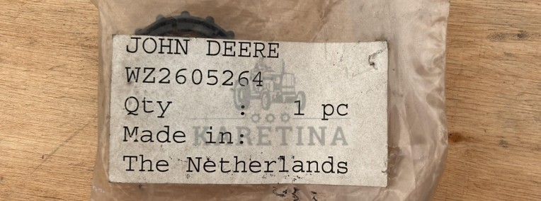 John Deere Pierścień Sprzęgający Obudowy WZ2605264-1