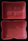 Mydelniczka, plastikowa, różowa, 11,5x8,5x4,5 cm, używana