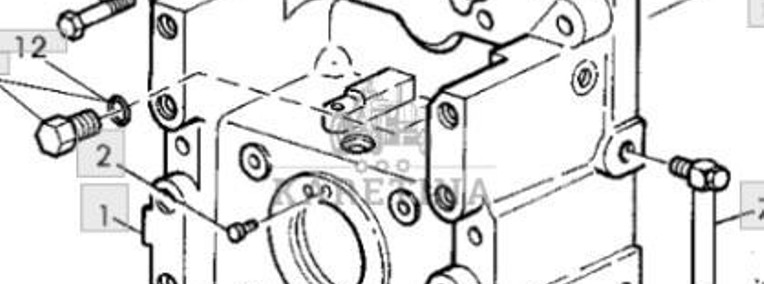 John Deere 6280 6920 6920S Obudowa WOM PTO R216426-1