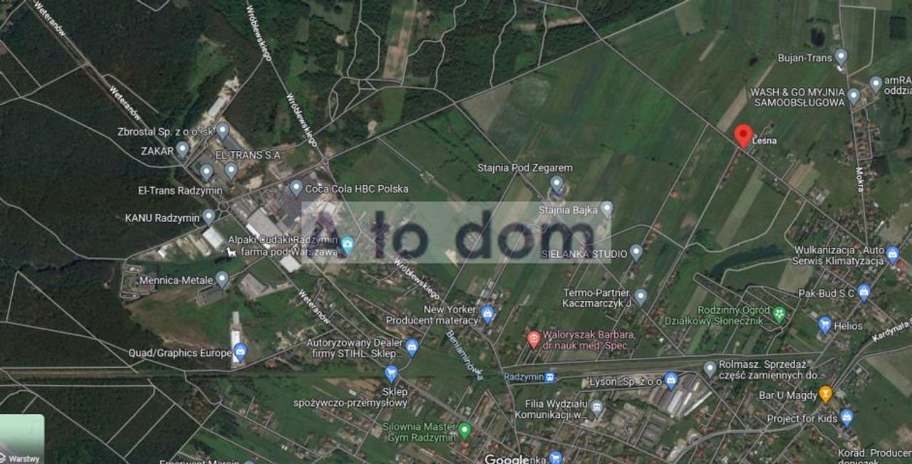 Działka na sprzedaż, 991 m², Radzymin Radzymin, wołomiński