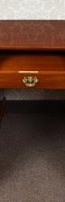 Damskie biurko angielskie w stylu królowej Anny mahoń antyk-4