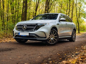 Mercedes-Benz EQC , SoH 95%, Serwis ASO, Automat, Skóra, Navi, Klimatronic,, , SoH 95%,