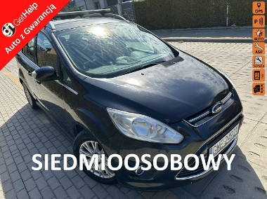 Ford C-MAX II Grand, 7 miejsc, czujniki, opony wielos., isofix, nawigacja, bluetoo-1