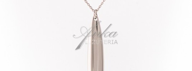 Srebrny naszyjnik DŁUGI sopel - elegancka biżuteria srebrna-1