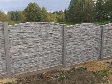 Ogrodzenie betonowe płyty betonowe płyty ogrodzeniowe płot-1