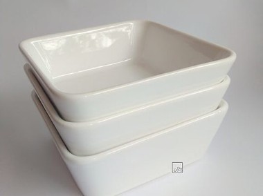 Naczynie ceramiczne żaroodporne kwadratowe do pieczenia. Produkt POLSKI-1