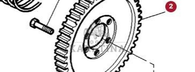 Massey Ferguson 6497 6499 Koło Zębate 3716420M1 87 zębów 3716420M1-1