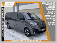 Citroen Jumpy Gwarancja, XL LONG, Automat, Salon Polska, klima, nawigacja, tempoma