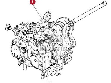 Massey Ferguson 8480 Skrzynia Biegów Kompletna ML200 F900 CZĘŚCI 0099047000000-1