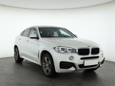BMW X6 F16 , Salon Polska, Serwis ASO, 259 KM, Automat, Skóra, Navi,-1
