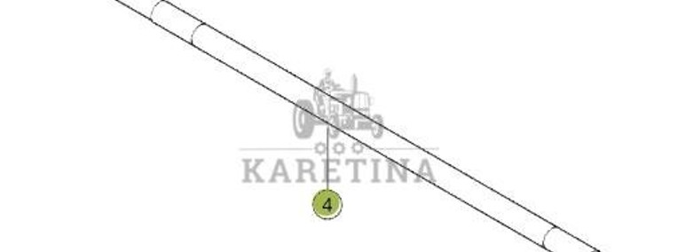 Claas Lexion 8600 8700 8800 Wałek Podajnika Zbożowego 0026939450 00 2693 945 0-1