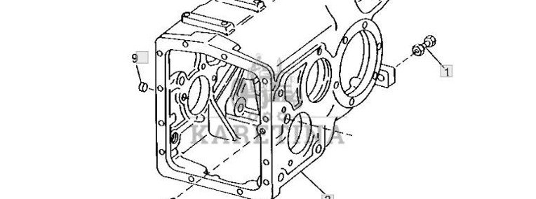 John Deere CTS 9600 - skrzynia biegów AH140410-1