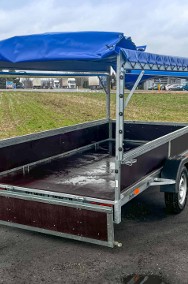  Przyczepa serwisowa 750 kg z plandeką i uchylnymi bokami-2