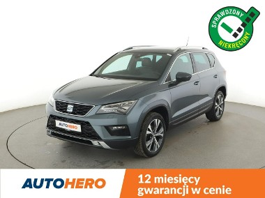 SEAT Ateca DSG full LED navi klima auto grzane fotele kamera i czujniki parkowa-1