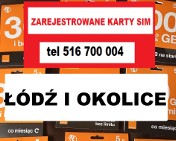 Łódź polskie karty SIM zarejestrowne startery telefoniczne startowe karty SIM