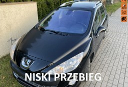 Peugeot 308 I Benzyna, klimatronik, 9 airbag, światła dzienne, hak, 7 miejsc