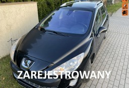 Peugeot 308 I Benzyna, klimatronik, 9 airbag, światła dzienne, hak, 7 miejsc