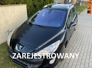 Peugeot 308 I Benzyna, klimatronik, 9 airbag, światła dzienne, hak, 7 miejsc-1