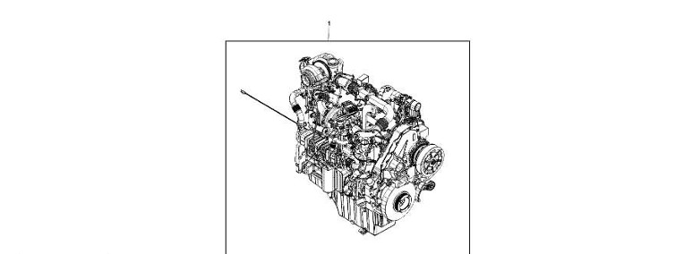 John Deere 9470RX - Silnik wysokoprężny SZ10183 (Silnik)-1