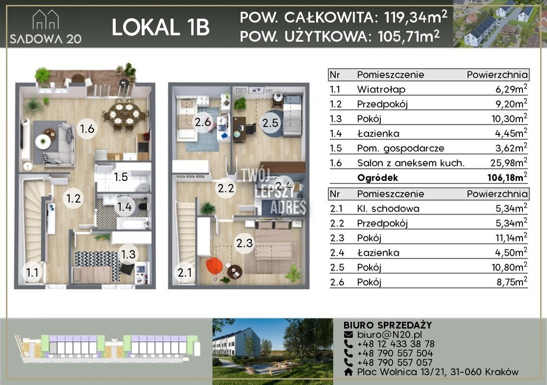 Nowe mieszkania w Wieliczce 5 pok. - Widok 4