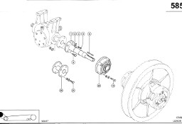 Claas Lexion 600 WAŁEK KOŁNIERZA 0007448320 (Hybryda-przekładnia regulacyjna)