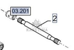 New Holland CR9080 Wał Wałek Napędowy CZĘŚCI 84440172