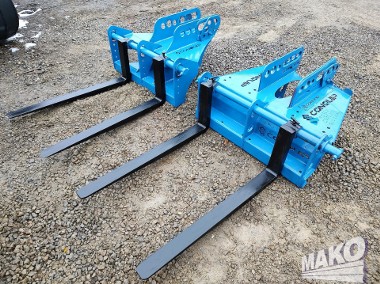 Widły CONQUIP 195kg do koparki system Miller fi 45 50 55 60 65-1