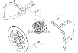 New Holland T6090 T6070 Płyta napędowa 248409A2