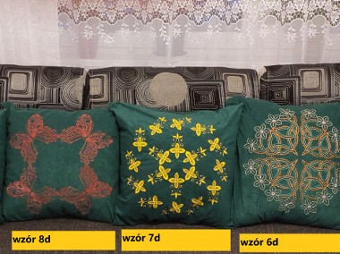 Nietuzinkowa haftowana poduszka ozdobna 50 x 50-1