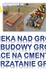 Ramka, drewniana, tel Wrocław, obramowanie, grób tymczasowy, obudowy grobu, cena-2
