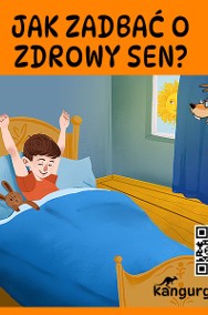 ZDROWY SEN duża GRA planszowa dla dzieci A1 A0 o higienie snu-2